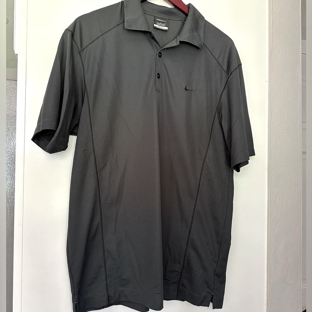 Nike Men’s Gray Golf Dri-Fit Polo